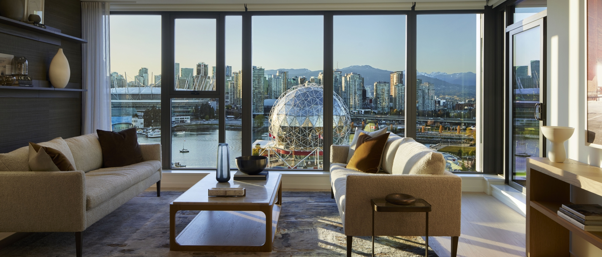 View of Science World from Tesoro