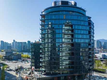 Tesoro condominium in Vancouver under construction